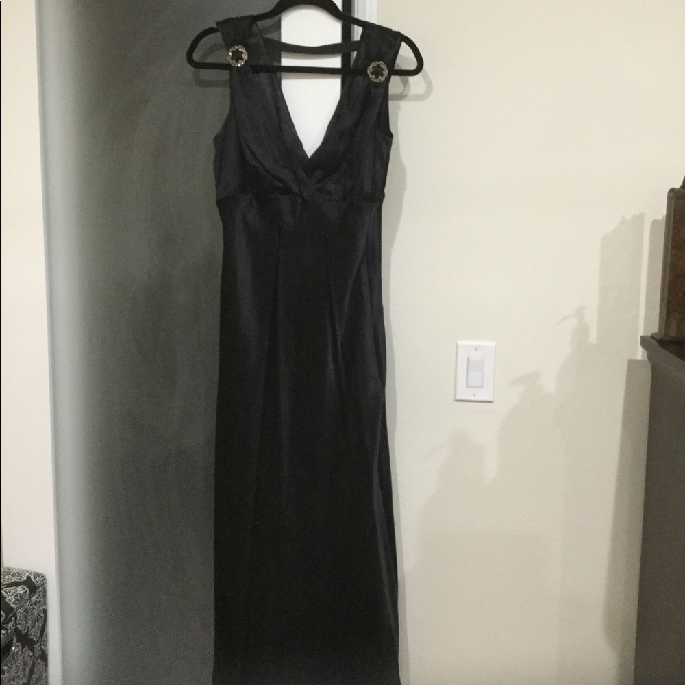 Black Silk Maxi dress